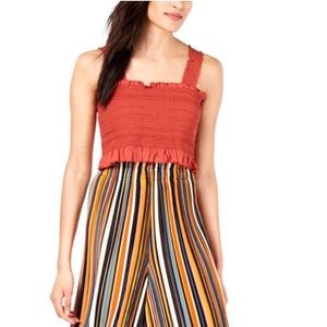 WOMENS BLOUSE RUST COLOR